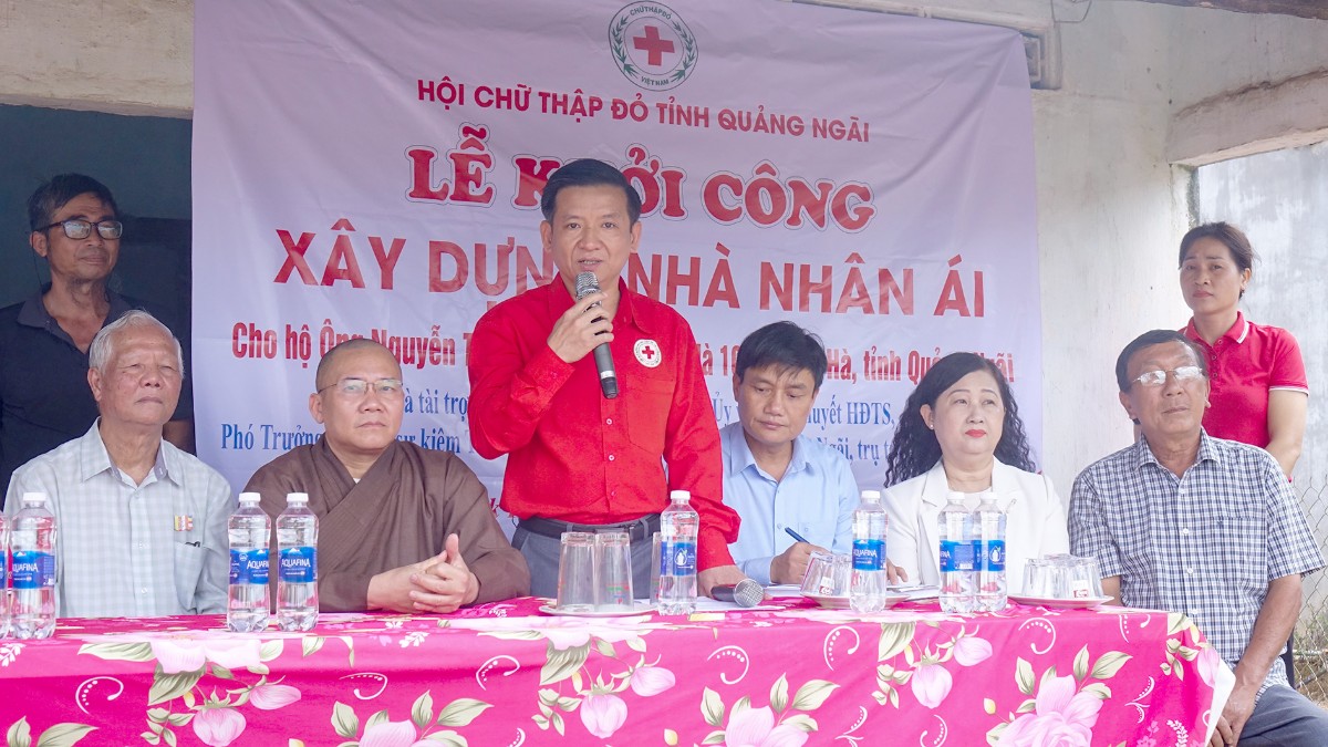 Lễ động thổ xây dựng Nhà Nhân Ái tại thôn Đăk Hà 10 xã Đăk Hà Quảng Ngãi