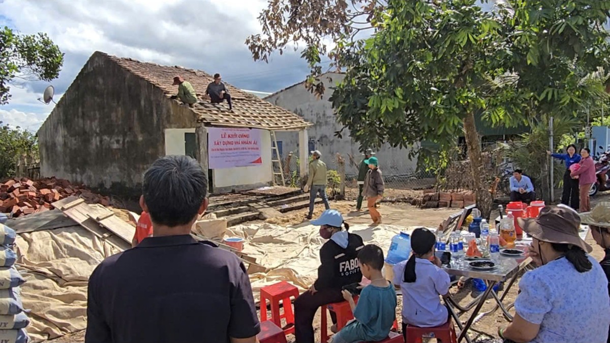 Lễ động thổ xây dựng Nhà Nhân Ái tại thôn Đăk Hà 10 xã Đăk Hà Quảng Ngãi