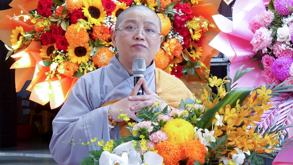 Ni sư Thích Nữ Chúc Giác dâng lời tưởng niệm 