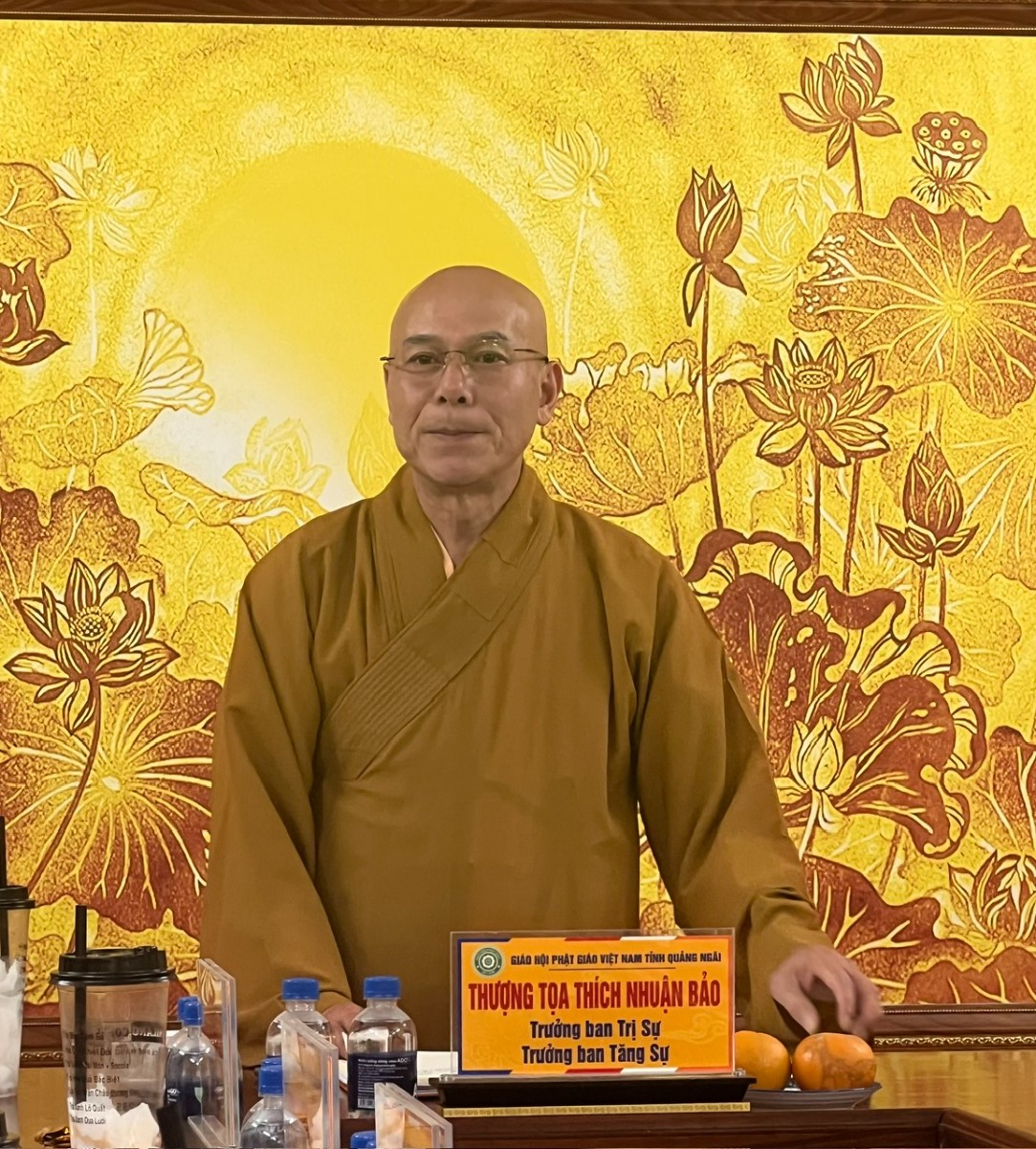 Thượng tọa Thích Nhuận Bảo phát biểu khai mạc