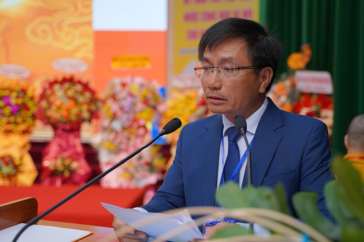 Ông Nguyễn Ngọc Sâm phát biểu ghi nhận