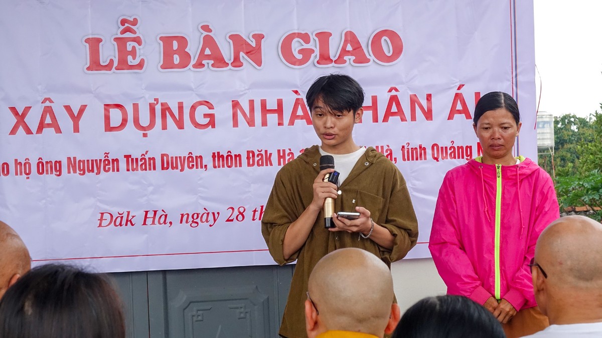 Phát biểu tại buổi lễ khánh thành
