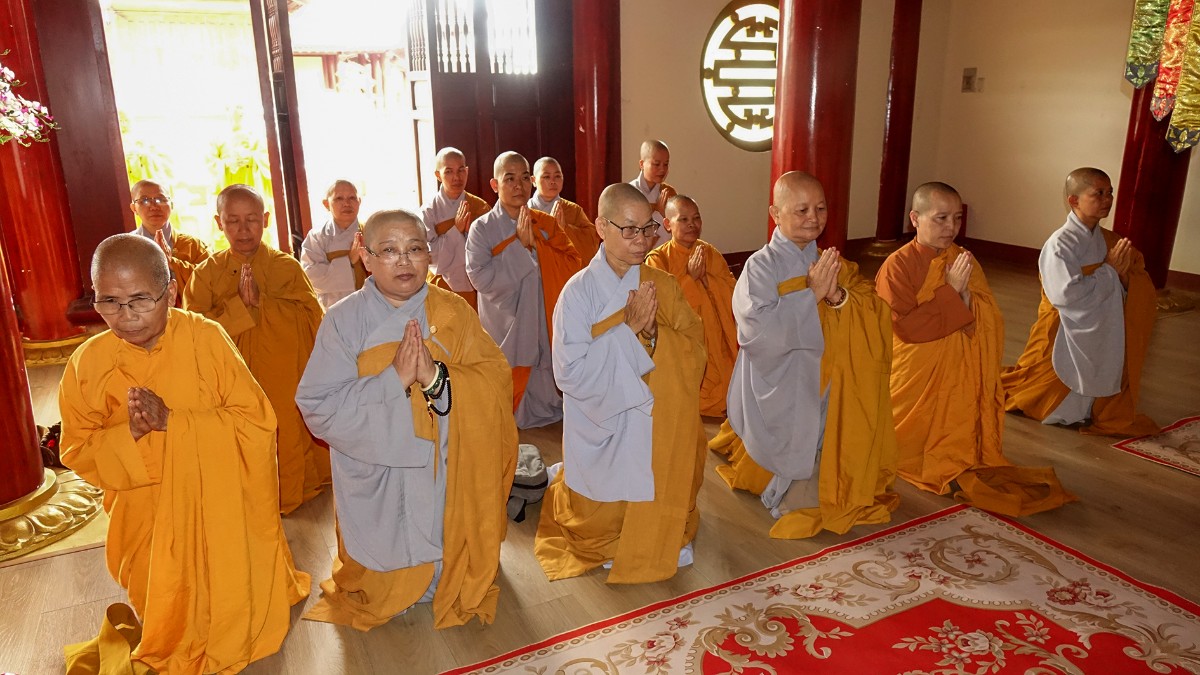 Chư Tăng Ni tham dự lễ An cư kiết hạ tại Quảng Ngãi